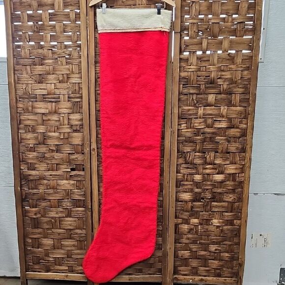 Vintage really Tall Chistmas Stocking - Picture 6 of 6